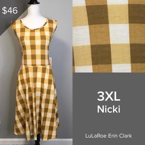 LuLaRoe 3XL Nikki Dress